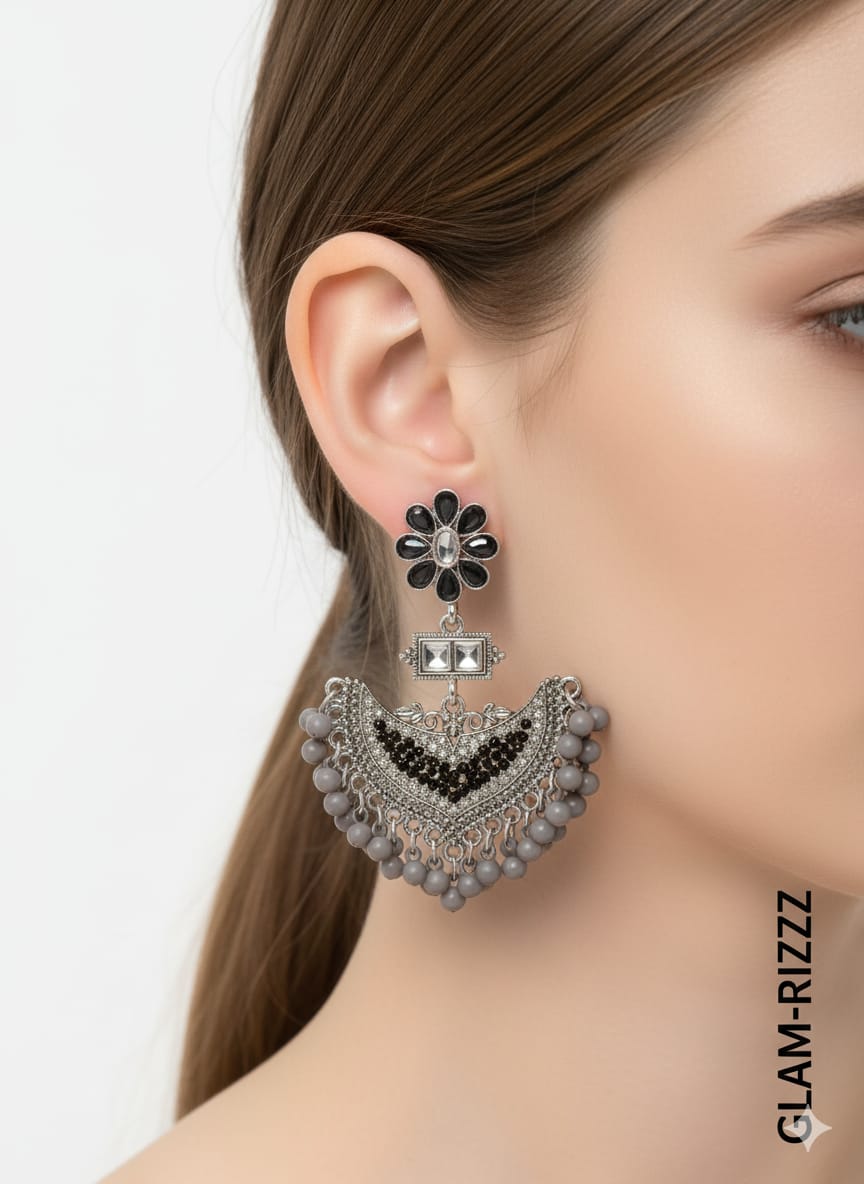 ✨Premium Multi-Color & Grey+Black & Red Earrings for Girls/Women✨