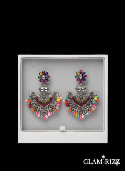 ✨Premium Multi-Color & Grey+Black & Red Earrings for Girls/Women✨