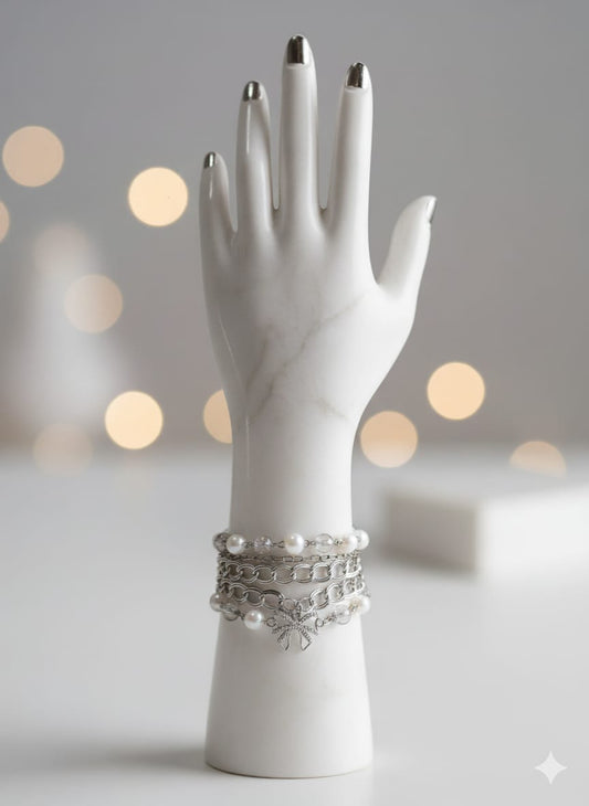 💫 Premium Bracelet with Pearls for Women/Girls 💫