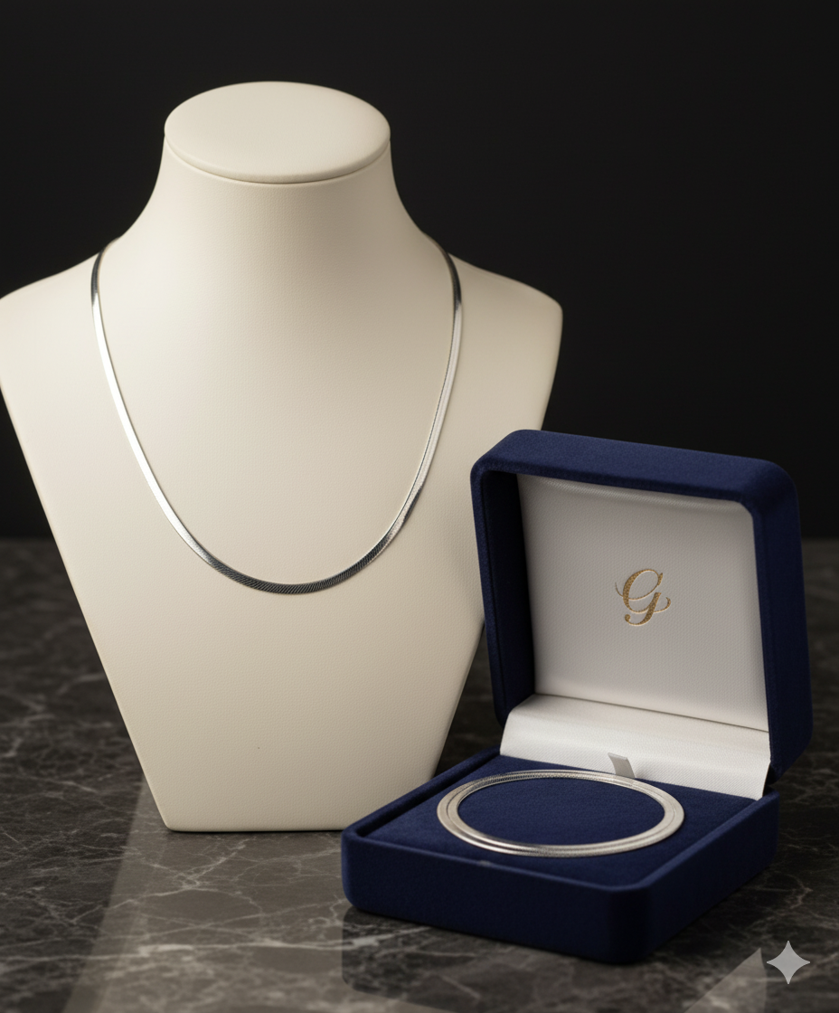 ✨Luxury Sleek Design Silver 100% Stainless Chain/Necklace For Boys✨