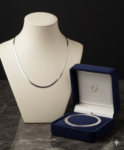 ✨Luxury Sleek Design Silver 100% Stainless Chain/Necklace For Boys✨