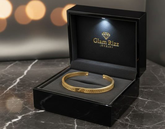 💫 Premium 100% Stainless Steel Bracelet With Chain for Boys 💫