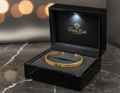 💫 Premium 100% Stainless Steel Bracelet With Chain for Boys 💫